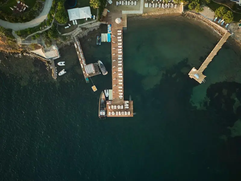 Bodrum  Yalıkavakta  Ultra Lüks Sitede Deniz Manzaralı Özel Plajlı 3+1 Dubleks Rezidans