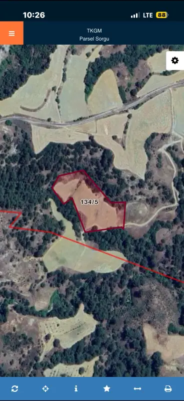 Muğla Menteşe Kuzluk mahallesinde 9923 m2 Tarla