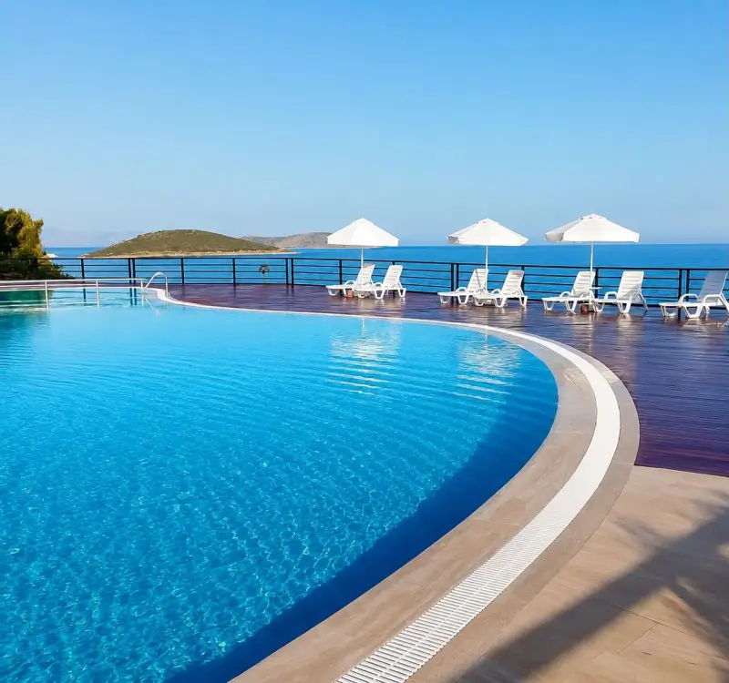Bodrum Yalıkavak Özel Plajlı Deniz Manzaralı Satılık Dubleks