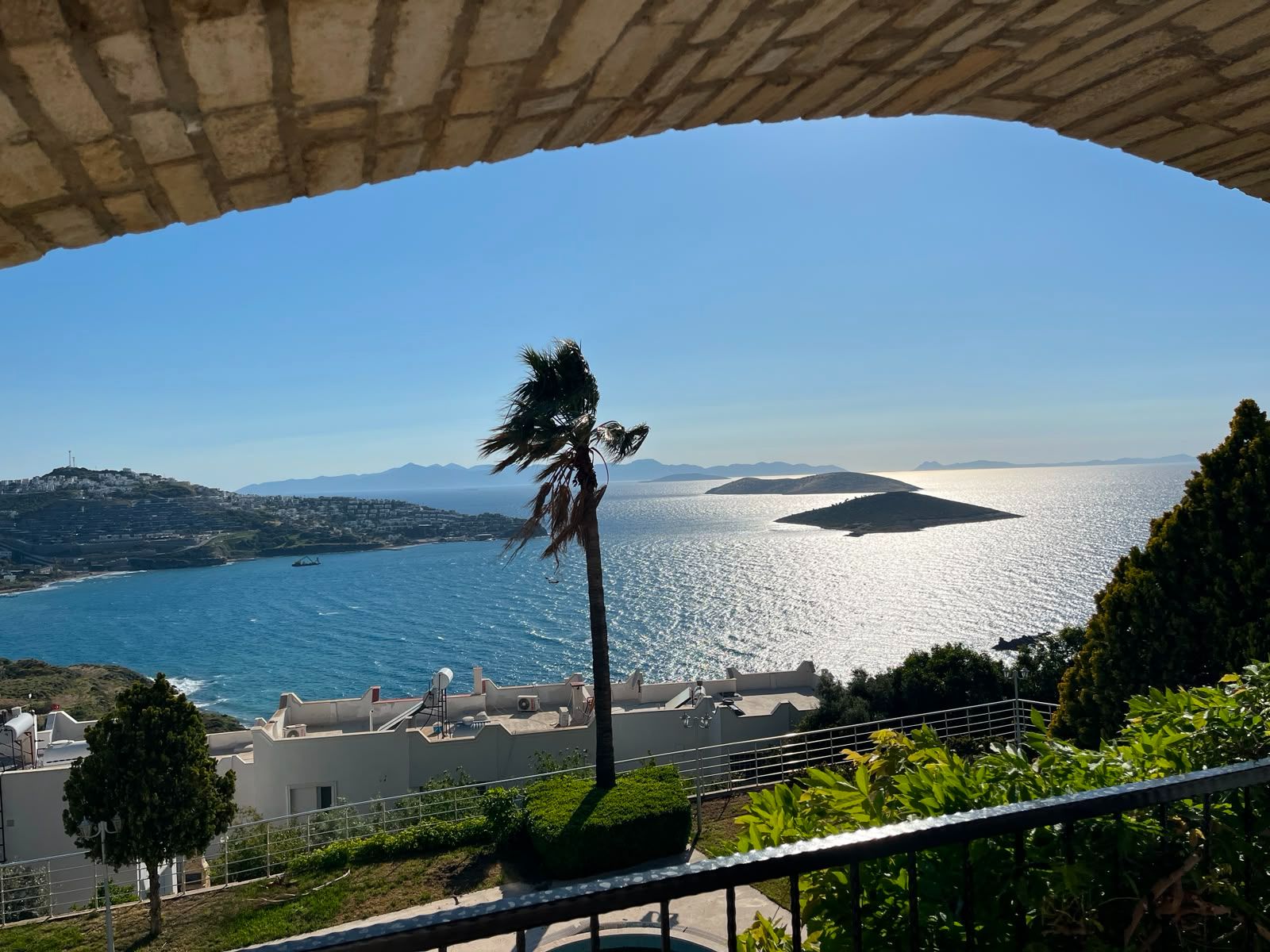 Bodrum Yalıkavak Kapanmaz Deniz Manzaralı Bahçe dubleksi